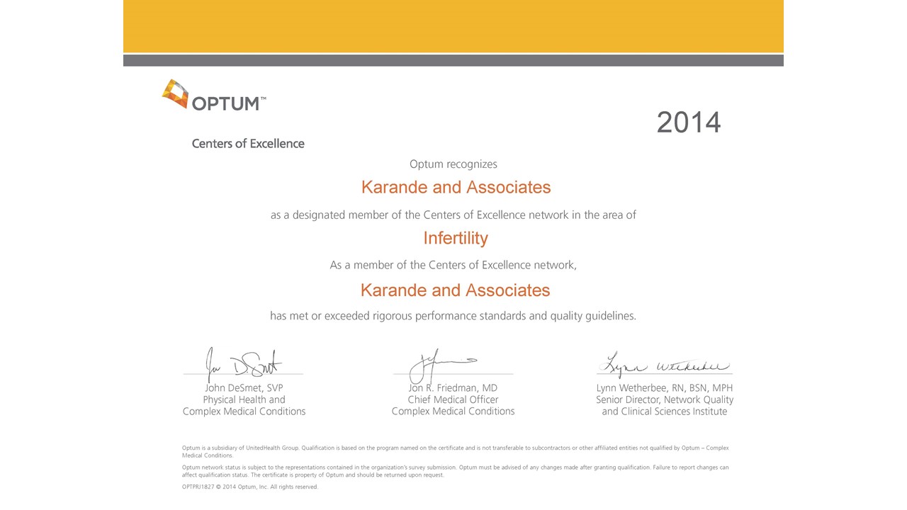 United Healthcare certificate
