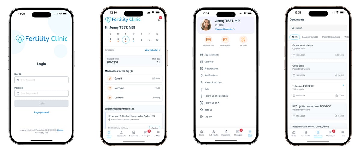 caresync app screens
