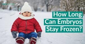 How long can an embryo be frozen?